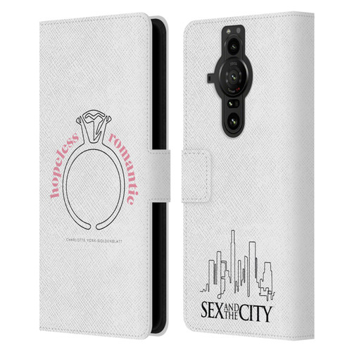 Sex and The City: Television Series Characters Hopeless Romantic Charlotte Leather Book Wallet Case Cover For Sony Xperia Pro-I