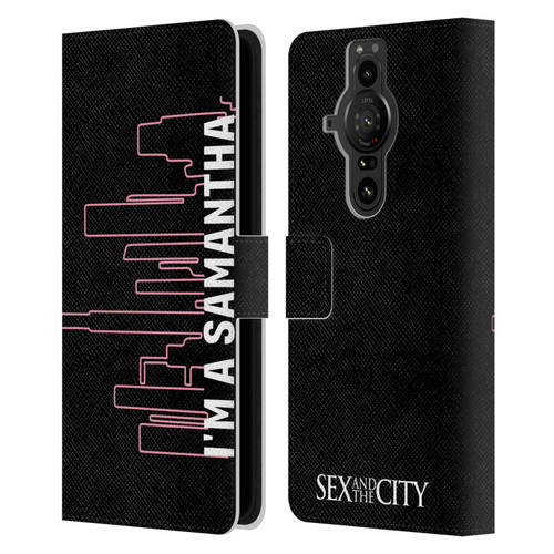 Sex and The City: Television Series Characters Samantha Leather Book Wallet Case Cover For Sony Xperia Pro-I