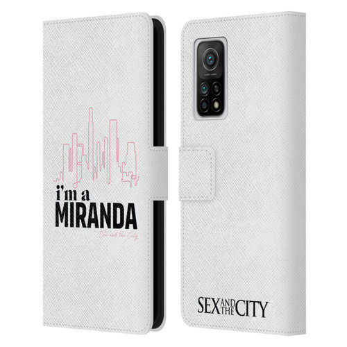 Sex and The City: Television Series Characters I'm A Miranda Leather Book Wallet Case Cover For Xiaomi Mi 10T 5G