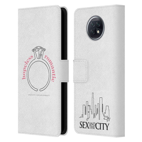 Sex and The City: Television Series Characters Hopeless Romantic Charlotte Leather Book Wallet Case Cover For Xiaomi Redmi Note 9T 5G