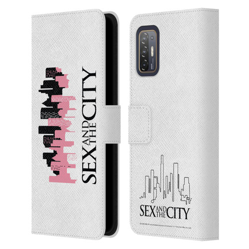 Sex and The City: Television Series Graphics City Leather Book Wallet Case Cover For HTC Desire 21 Pro 5G