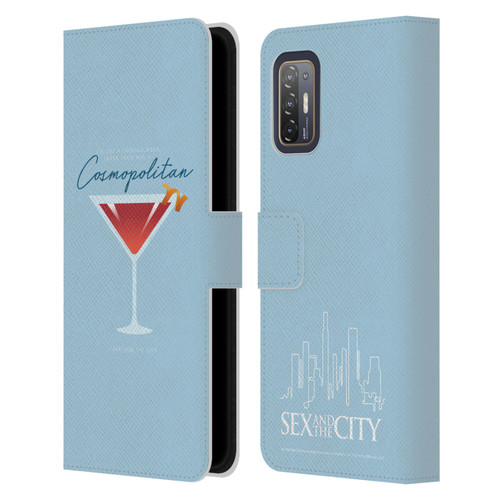 Sex and The City: Television Series Graphics Glass Leather Book Wallet Case Cover For HTC Desire 21 Pro 5G