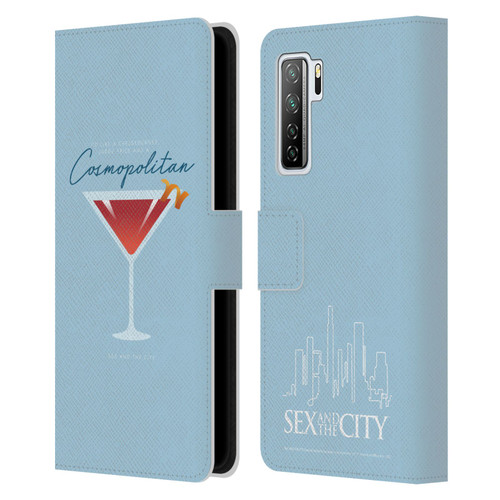 Sex and The City: Television Series Graphics Glass Leather Book Wallet Case Cover For Huawei Nova 7 SE/P40 Lite 5G