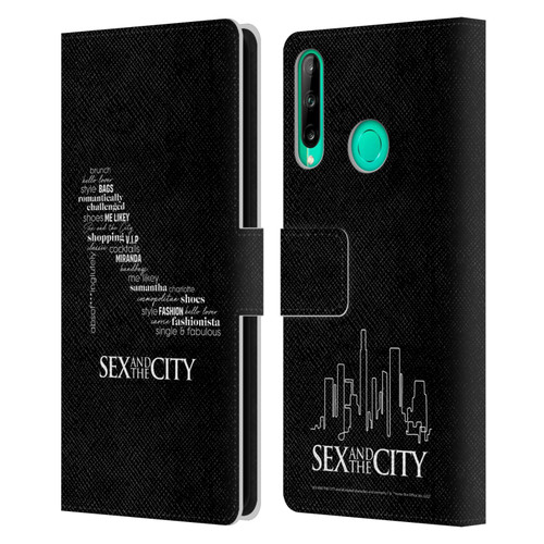 Sex and The City: Television Series Graphics Shoe Leather Book Wallet Case Cover For Huawei P40 lite E