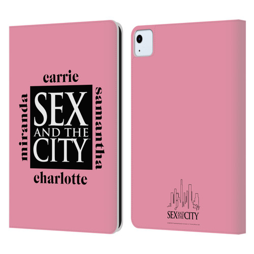 Sex and The City: Television Series Graphics Character 1 Leather Book Wallet Case Cover For Apple iPad Air 2020 / 2022