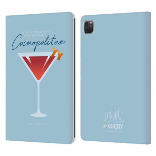 Sex and The City: Television Series Graphics Glass Leather Book Wallet Case Cover For Apple iPad Pro 11 2020 / 2021 / 2022