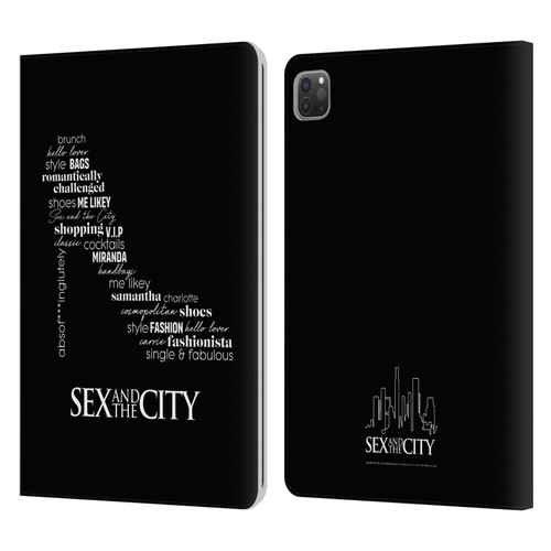 Sex and The City: Television Series Graphics Shoe Leather Book Wallet Case Cover For Apple iPad Pro 11 2020 / 2021 / 2022