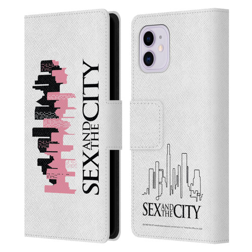 Sex and The City: Television Series Graphics City Leather Book Wallet Case Cover For Apple iPhone 11