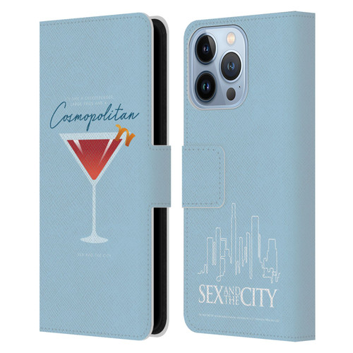 Sex and The City: Television Series Graphics Glass Leather Book Wallet Case Cover For Apple iPhone 13 Pro