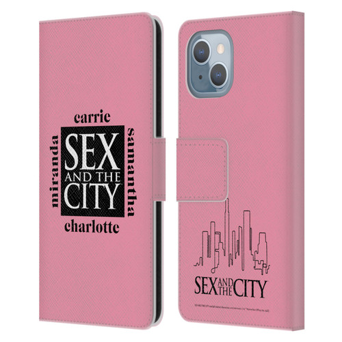Sex and The City: Television Series Graphics Character 1 Leather Book Wallet Case Cover For Apple iPhone 14