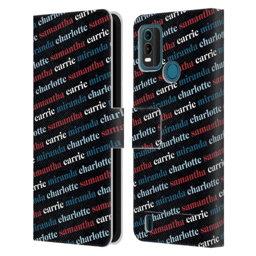 Sex and The City: Television Series Graphics Name Pattern 2 Leather Book Wallet Case Cover For Nokia G11 Plus