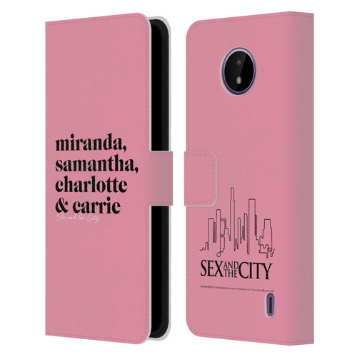 Sex and The City: Television Series Graphics Character 2 Leather Book Wallet Case Cover For Nokia C10 / C20