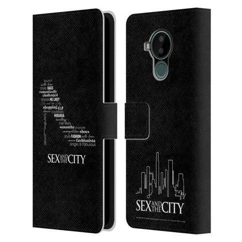 Sex and The City: Television Series Graphics Shoe Leather Book Wallet Case Cover For Nokia C30