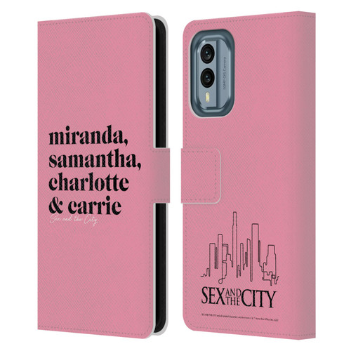 Sex and The City: Television Series Graphics Character 2 Leather Book Wallet Case Cover For Nokia X30