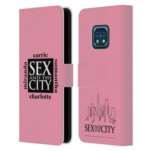Sex and The City: Television Series Graphics Character 1 Leather Book Wallet Case Cover For Nokia XR20