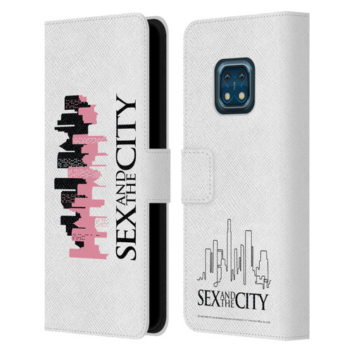 Sex and The City: Television Series Graphics City Leather Book Wallet Case Cover For Nokia XR20