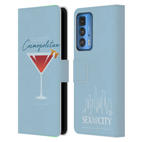 Sex and The City: Television Series Graphics Glass Leather Book Wallet Case Cover For Motorola Edge (2022)