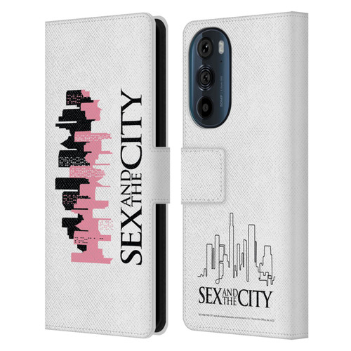 Sex and The City: Television Series Graphics City Leather Book Wallet Case Cover For Motorola Edge 30