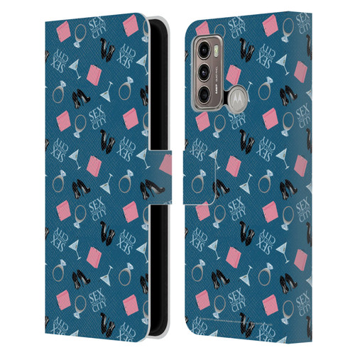 Sex and The City: Television Series Graphics Pattern Leather Book Wallet Case Cover For Motorola Moto G60 / Moto G40 Fusion