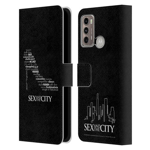 Sex and The City: Television Series Graphics Shoe Leather Book Wallet Case Cover For Motorola Moto G60 / Moto G40 Fusion
