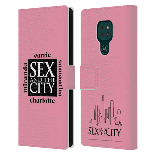 Sex and The City: Television Series Graphics Character 1 Leather Book Wallet Case Cover For Motorola Moto G9 Play