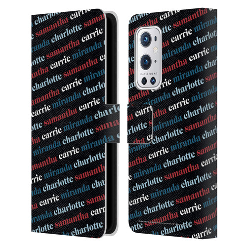 Sex and The City: Television Series Graphics Name Pattern 2 Leather Book Wallet Case Cover For OnePlus 9 Pro