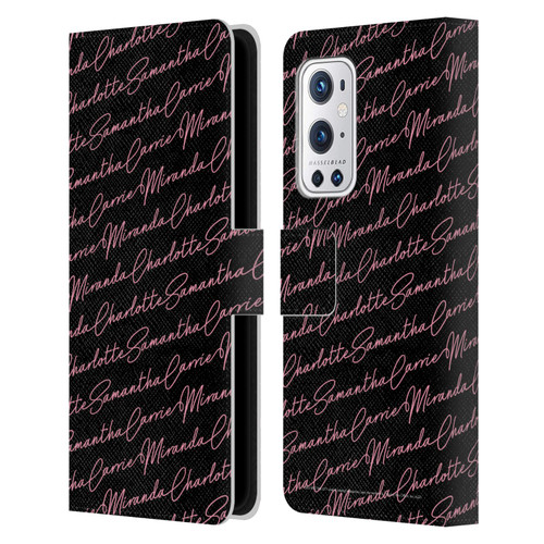 Sex and The City: Television Series Graphics Name Pattern Leather Book Wallet Case Cover For OnePlus 9 Pro