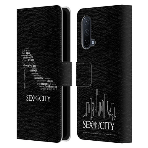 Sex and The City: Television Series Graphics Shoe Leather Book Wallet Case Cover For OnePlus Nord CE 5G