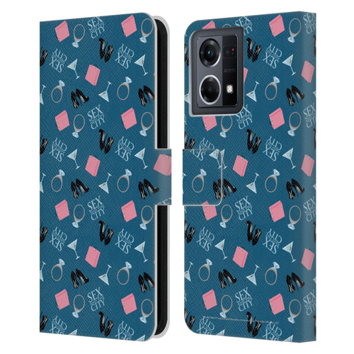 Sex and The City: Television Series Graphics Pattern Leather Book Wallet Case Cover For OPPO Reno8 4G