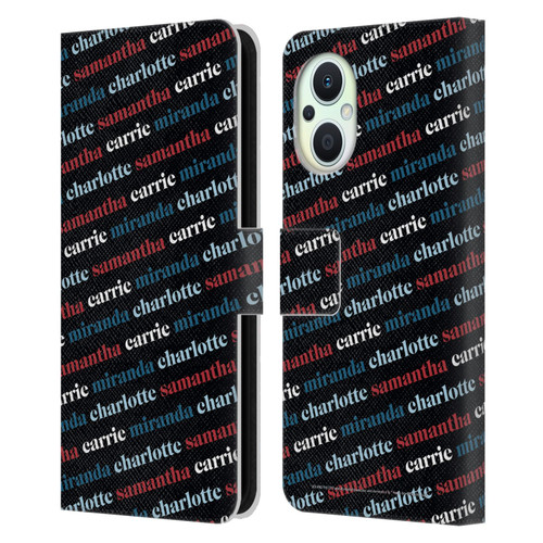 Sex and The City: Television Series Graphics Name Pattern 2 Leather Book Wallet Case Cover For OPPO Reno8 Lite