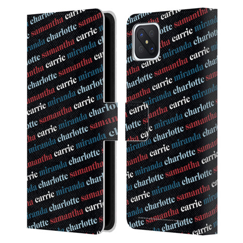 Sex and The City: Television Series Graphics Name Pattern 2 Leather Book Wallet Case Cover For OPPO Reno4 Z 5G