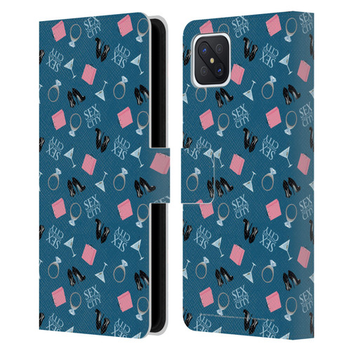 Sex and The City: Television Series Graphics Pattern Leather Book Wallet Case Cover For OPPO Reno4 Z 5G