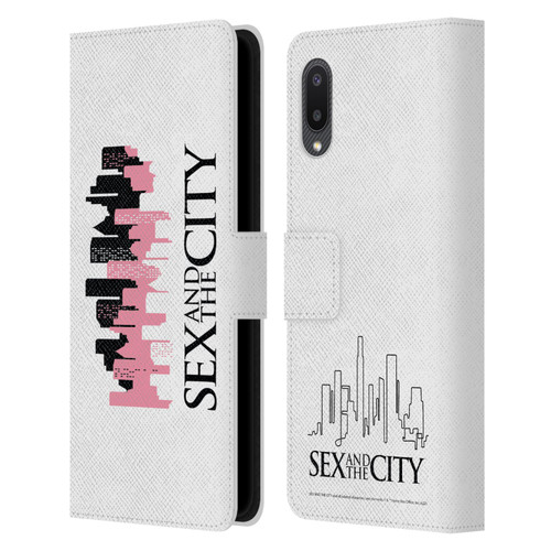 Sex and The City: Television Series Graphics City Leather Book Wallet Case Cover For Samsung Galaxy A02/M02 (2021)