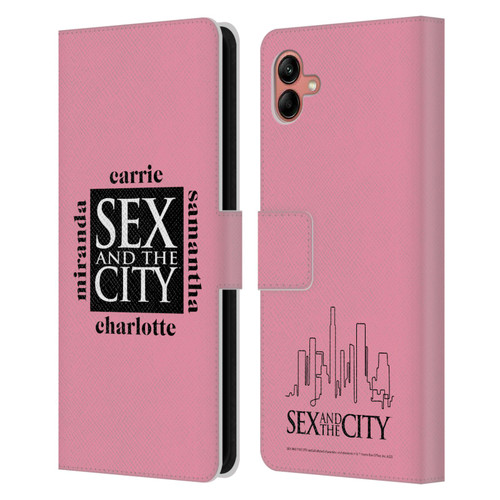 Sex and The City: Television Series Graphics Character 1 Leather Book Wallet Case Cover For Samsung Galaxy A04 (2022)