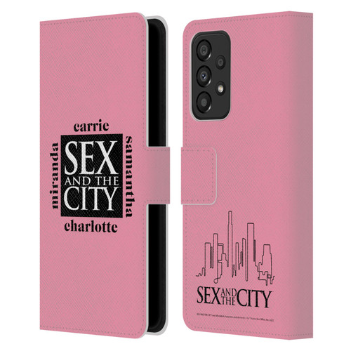 Sex and The City: Television Series Graphics Character 1 Leather Book Wallet Case Cover For Samsung Galaxy A33 5G (2022)