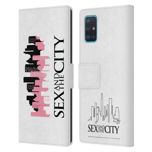 Sex and The City: Television Series Graphics City Leather Book Wallet Case Cover For Samsung Galaxy A51 (2019)