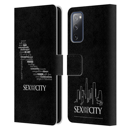 Sex and The City: Television Series Graphics Shoe Leather Book Wallet Case Cover For Samsung Galaxy S20 FE / 5G