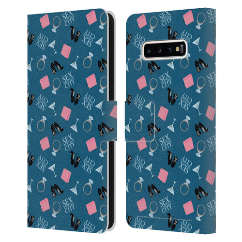 Sex and The City: Television Series Graphics Pattern Leather Book Wallet Case Cover For Samsung Galaxy S10+ / S10 Plus
