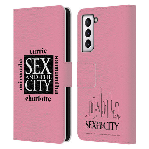 Sex and The City: Television Series Graphics Character 1 Leather Book Wallet Case Cover For Samsung Galaxy S21 5G