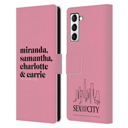 Sex and The City: Television Series Graphics Character 2 Leather Book Wallet Case Cover For Samsung Galaxy S21+ 5G