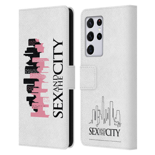 Sex and The City: Television Series Graphics City Leather Book Wallet Case Cover For Samsung Galaxy S21 Ultra 5G