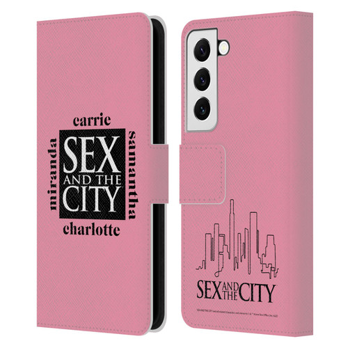 Sex and The City: Television Series Graphics Character 1 Leather Book Wallet Case Cover For Samsung Galaxy S22 5G