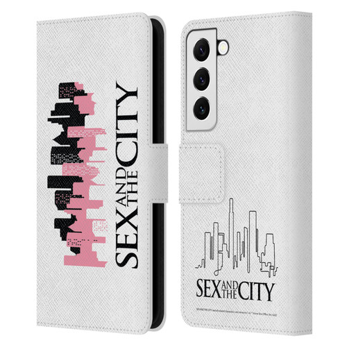 Sex and The City: Television Series Graphics City Leather Book Wallet Case Cover For Samsung Galaxy S22 5G