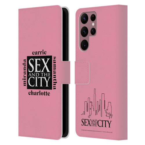 Sex and The City: Television Series Graphics Character 1 Leather Book Wallet Case Cover For Samsung Galaxy S22 Ultra 5G