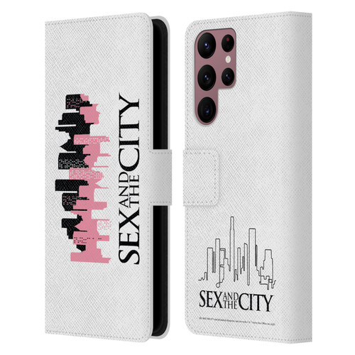 Sex and The City: Television Series Graphics City Leather Book Wallet Case Cover For Samsung Galaxy S22 Ultra 5G