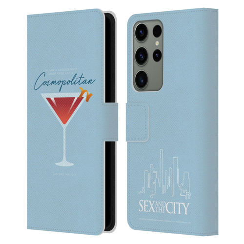 Sex and The City: Television Series Graphics Glass Leather Book Wallet Case Cover For Samsung Galaxy S23 Ultra 5G