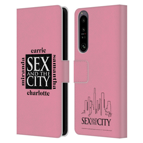 Sex and The City: Television Series Graphics Character 1 Leather Book Wallet Case Cover For Sony Xperia 1 IV