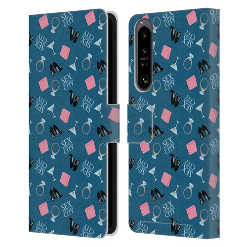 Sex and The City: Television Series Graphics Pattern Leather Book Wallet Case Cover For Sony Xperia 1 IV
