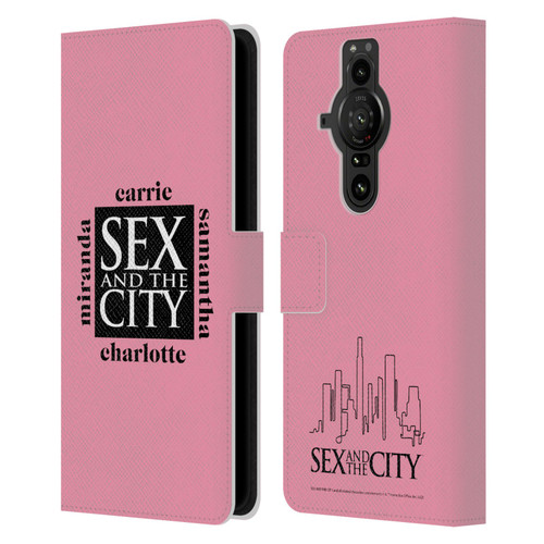 Sex and The City: Television Series Graphics Character 1 Leather Book Wallet Case Cover For Sony Xperia Pro-I