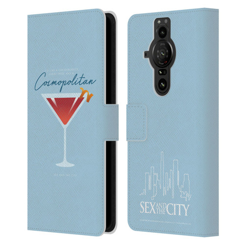 Sex and The City: Television Series Graphics Glass Leather Book Wallet Case Cover For Sony Xperia Pro-I